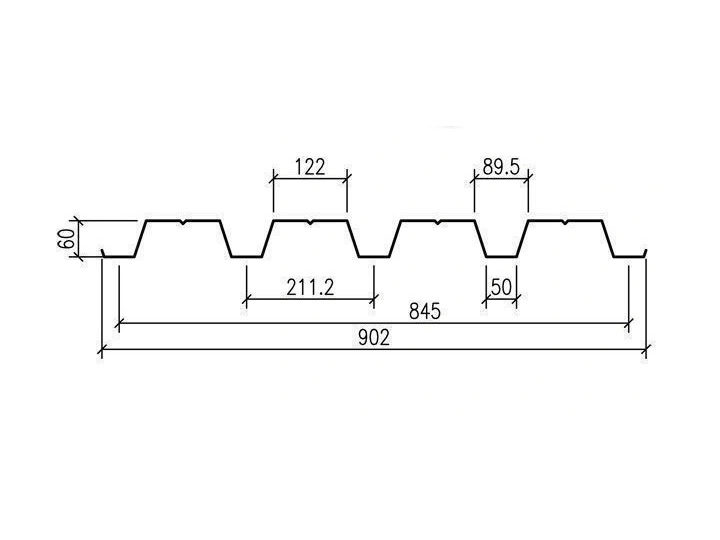 H 60 80. Профлист н60-845 чертеж. Профнастил h60-845-0.8.